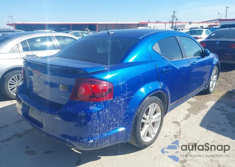 2012 Dodge Avenger Sxt z USA, uszkodzony, nr VIN 1C3CDZCB5CN198783